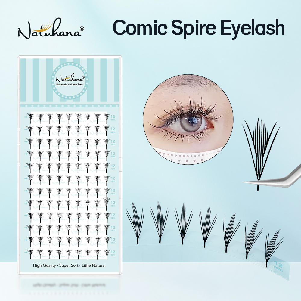 NATUHANA Wąskie, ostre, gotowe – Eyelash Extension Anime Style recenzja i cena