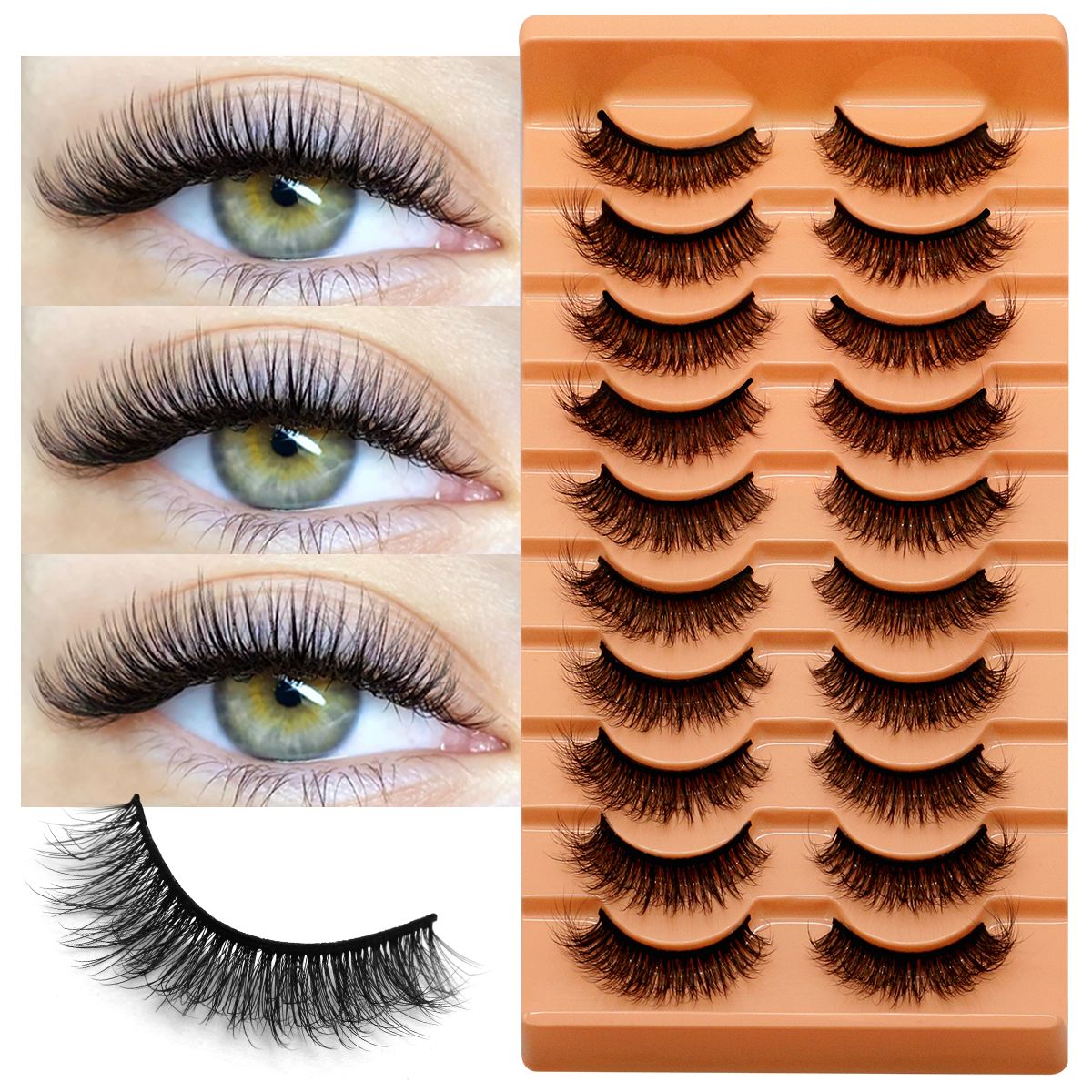 10 Par Rzęs 6D Sztuczne Rzęsy  – Faux Mink Lash recenzja i cena