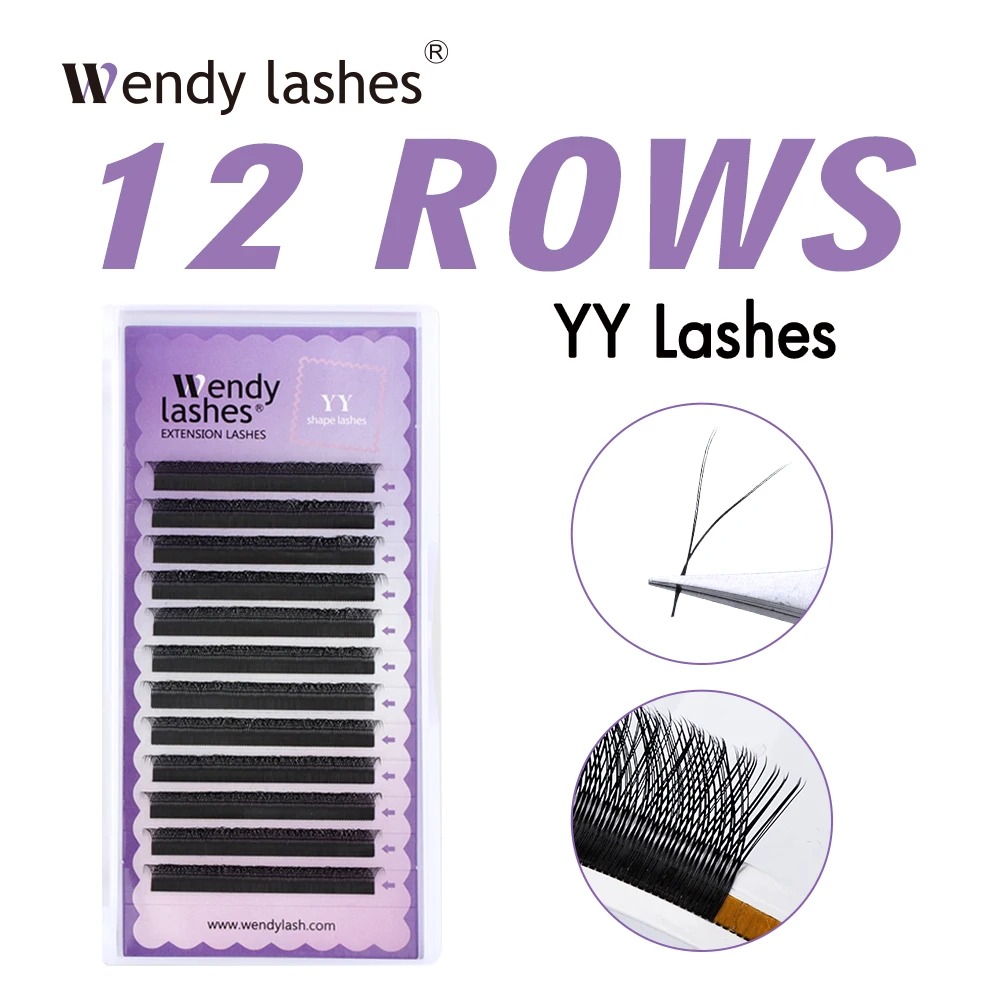 WENDY 2D YY Shape C/D Curl Eya – Lash Fan Volume recenzja i cena