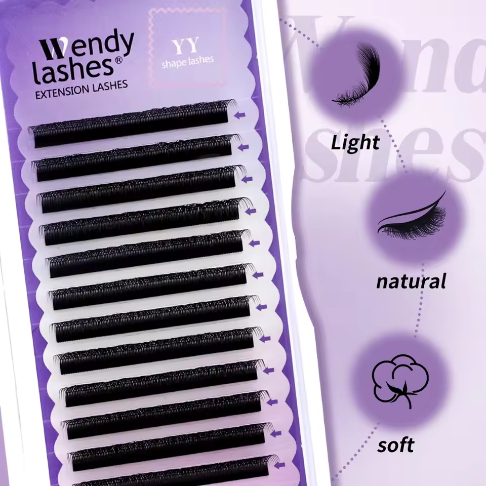 WENDY 2D YY Shape C/D Curl Eya – Lash Fan Volume recenzja i cena