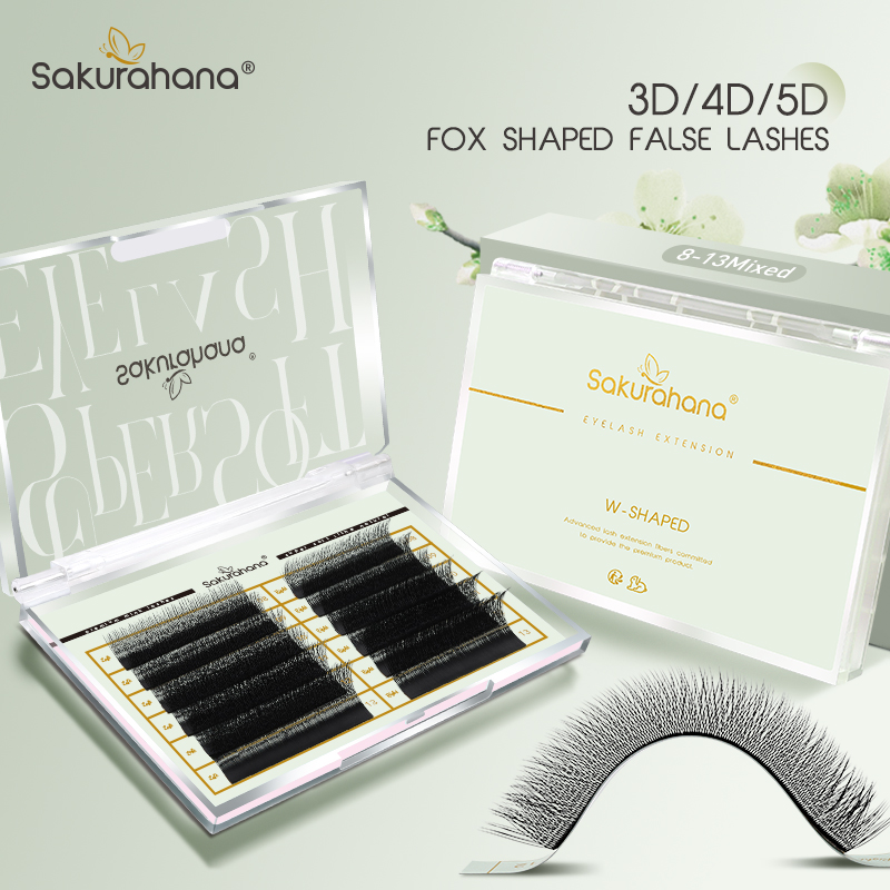 SAKURAHANA Rzęsy 3D 4D 5D w ks – Eyelash Extension Fox Eye recenzja i cena
