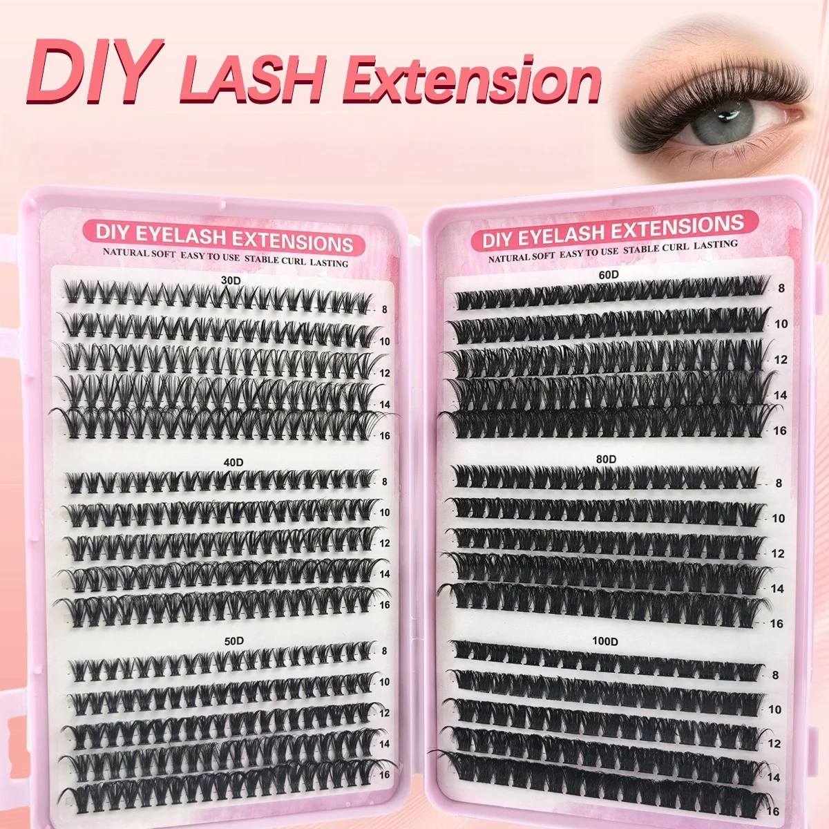 1 pudełko z rzęsami - naturaln – Eyelash Extension Anime Style recenzja i cena