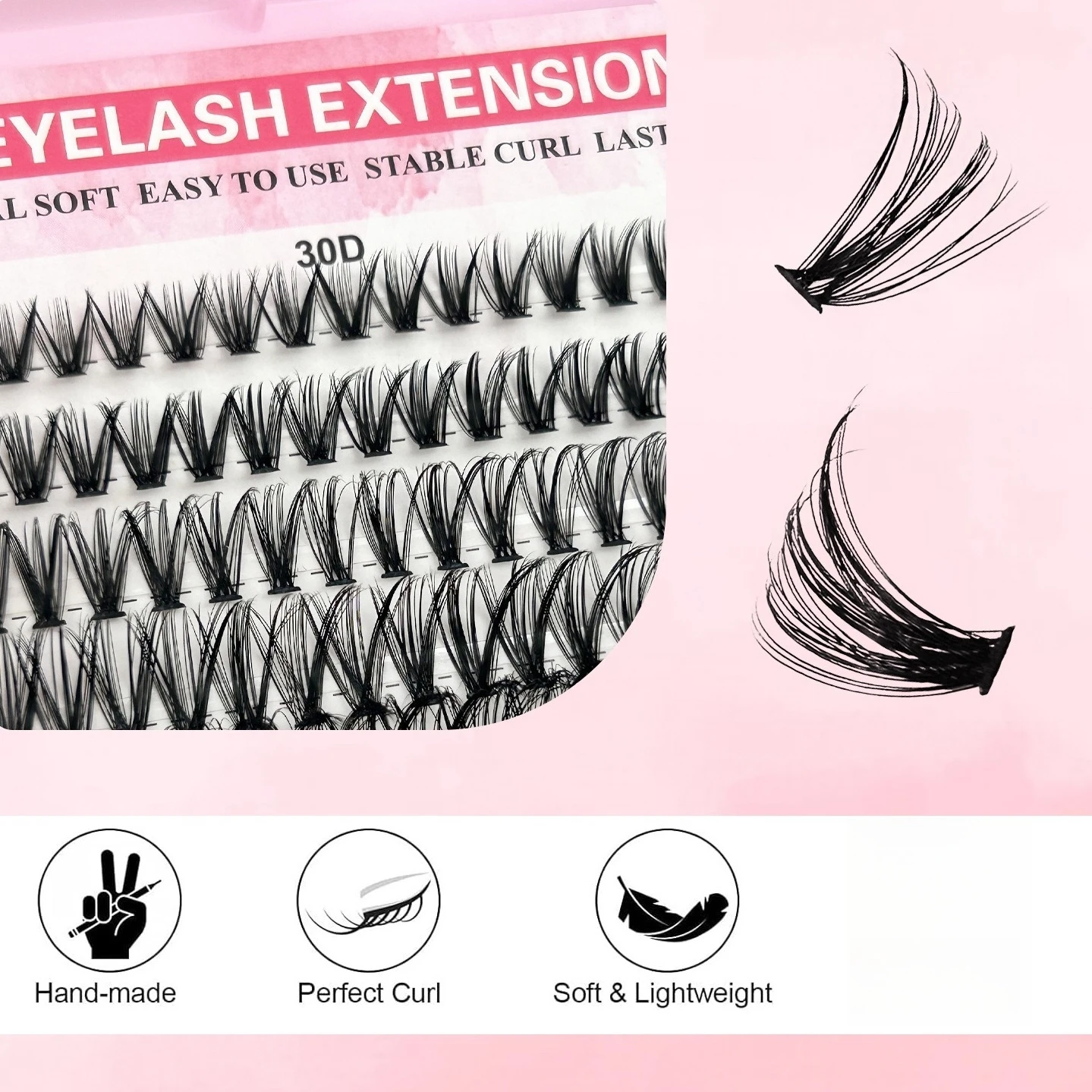1 pudełko z rzęsami - naturaln – Eyelash Extension Anime Style recenzja i cena
